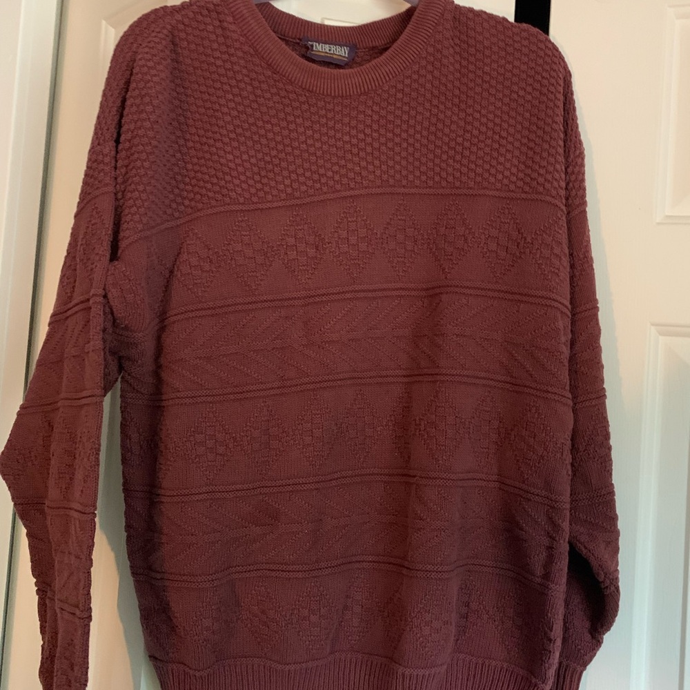 Timberbay Women's Knit Sweater - Deep Burgundy
